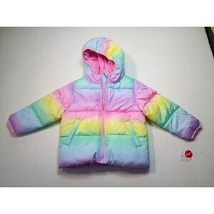 Jumping Beans Rainbow Bubble Jacket - Size 3T - NWT
